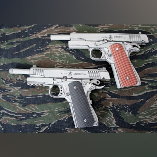 Бумажная модель Пистолет M1911