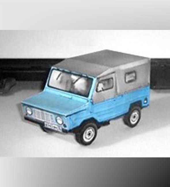 Бумажная модель Автомобиль ЛуАЗ-969А