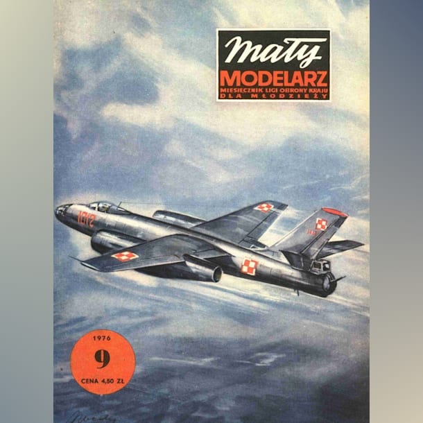 Журнал Maly Modelarz - 9/1976 - Бомбардировщик Ил-28