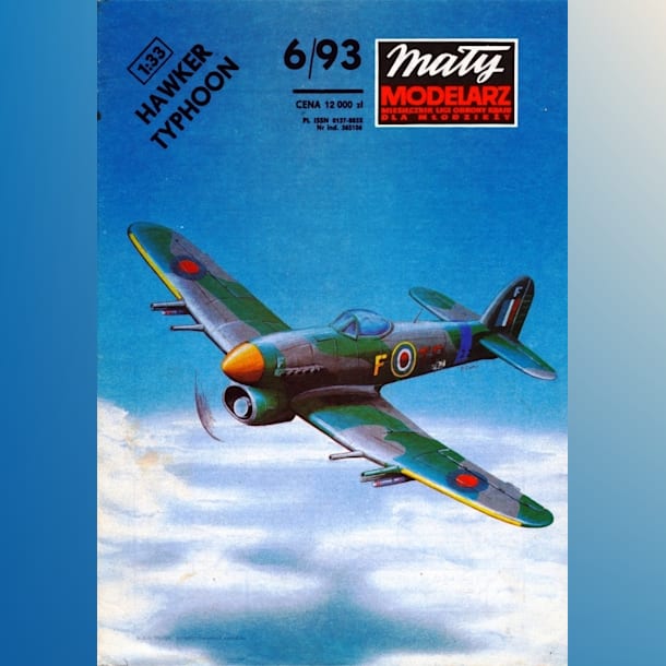 Журнал Maly Modelarz - 6/1993 - Истребитель-бомбардировщик Hawker Typhoon