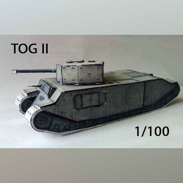 Бумажная модель Танк TOG II