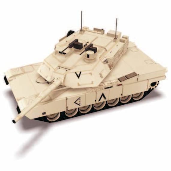 Танк Абрамс M1A2, пустынный камуфляж