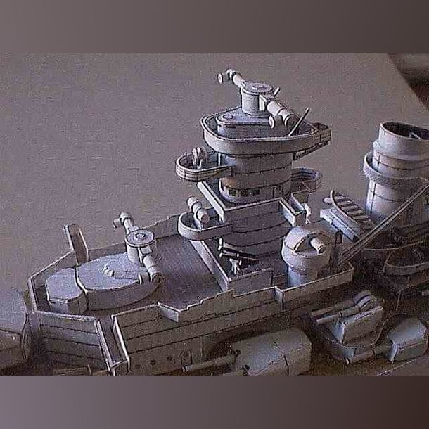 Бумажная модель Линкор Шарнхорст / Scharnhorst