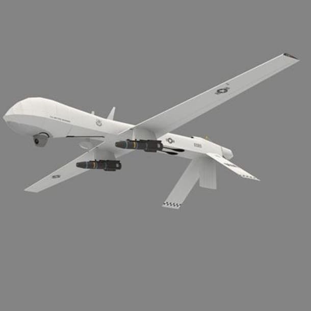 Бумажная модель Беспилотный самолет MQ-1 Predator