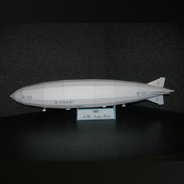 Бумажная модель Дирижабль R101