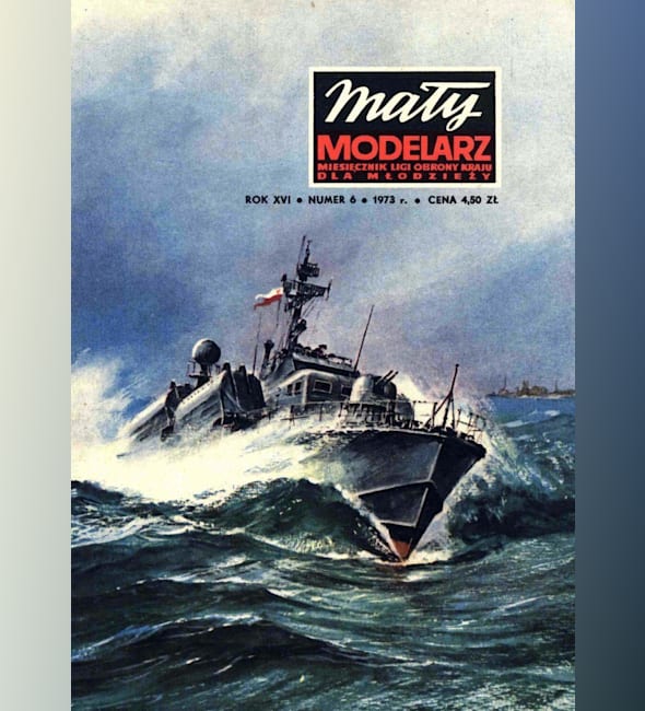 Журнал Maly Modelarz - 6/1973 - Ракетный катер