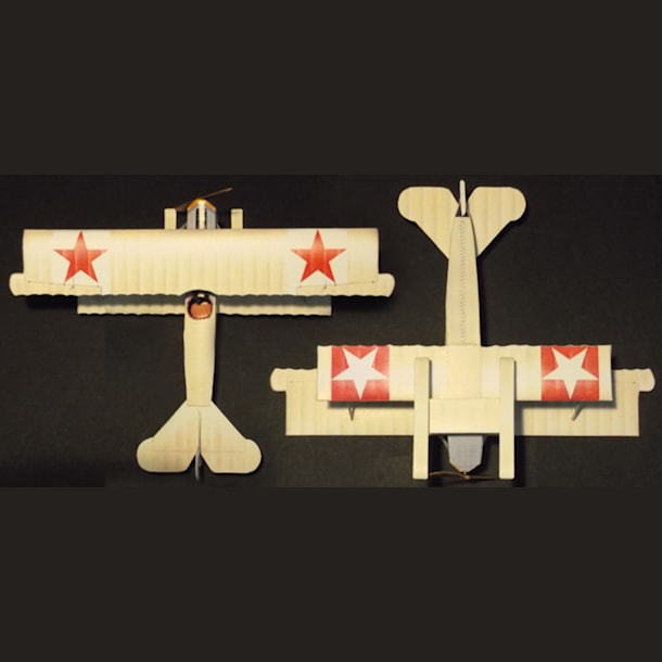 Бумажная модель Самолет Fokker Fokker D.VII
