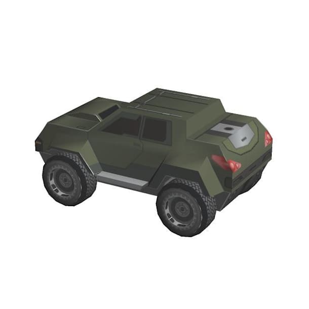 Бумажная модель Трансформер Балкхед Hummer-HX (Трансформеры: Прайм)
