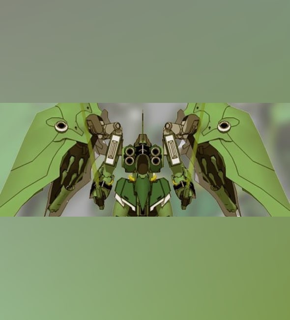 Бумажная модель Робот NZ-666 Kshatriya (Gundam), масштаб 1:45