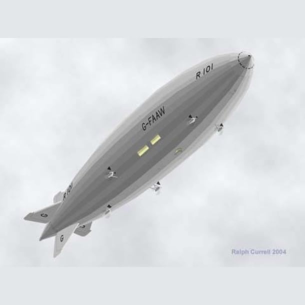 Бумажная модель Дирижабль R101
