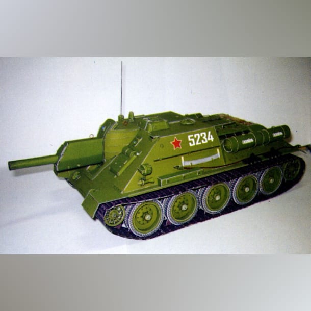 Журнал Бумажное моделирование - 25 - Самоходная установка СУ-122